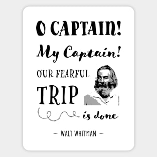 Walt Whitman O Captain My Captain Magnet